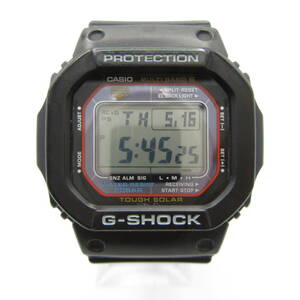 T1039☆CASIO G-SHOCK デジタル タフソーラー マルチバンド6 GW-M5610【3159】GW-M5610-1JF カシオ Gショック 中古品【時計】