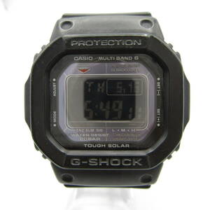 T1042☆CASIO G-SHOCK デジタル タフソーラー マルチバンド6 GW-M5610【3159】GW-M5610-1BJF カシオ Gショック 中古品【時計】