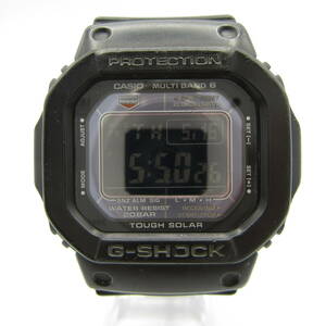 T1043☆CASIO G-SHOCK デジタル タフソーラー マルチバンド6 GW-M5610【3159】GW-M5610-1BJF カシオ Gショック 中古品【時計】