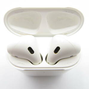 T1150☆Apple AirPods エアポッズ【充電ケース 第2世代 A1938・ イヤホン 第2世代 A2032 A2031】ワイヤレス 動作確認後初期化済み 中古品