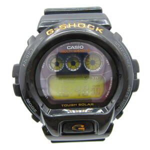 T1222☆CASIO G-SHOCK デジタル タフソーラー マルチバンド6 三つ目 GW-6900B【3179】GW-6900B-1JF カシオ Gショック 中古品【時計】