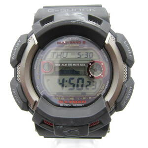 T1224☆CASIO G-SHOCK デジタル タフソーラー マルチバンド6 GW-9110【3217】ガルフマン GW-9110-1JF カシオ Gショック 中古品【時計】