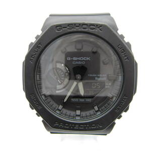 T1240☆CASIO G-SHOCK デジアナ タフソーラー GA-B2100【5689】GA-B2100-1A1JF 八角形フォルム カシオ Gショック 中古品【時計】