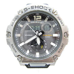 T1246☆CASIO G-SHOCK デジアナ G-STEEL タフソーラー GST-B300【5631】GST-B300S-1AJF カシオ Gショック 中古品【時計】