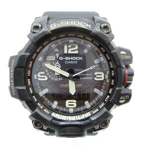 T1248☆CASIO G-SHOCK デジアナ MUDMASTER タフソーラー マルチバンド6 GWG-1000【5463】GWG-1000-1AJF カシオ Gショック 中古品【時計】