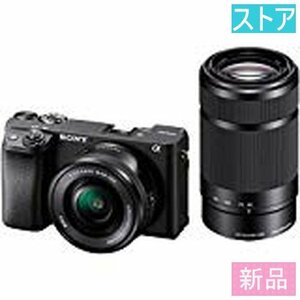 新品・ストア★ミラーレス一眼カメラ SONY α6400 ILCE-6400Y ダブルズームレンズキット ブラック