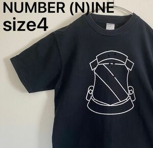 NUMBER (N)INE ナンバーナイン　スタンダード期　メンズL エンブレムTシャツ 白タグ　初期　希少 ビンテージ 90s