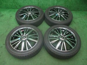 64567◆LEONIS 15インチアルミ 15×4.5J オフ45 4穴 165/55R15 75V 21製 山4mm 4本◆