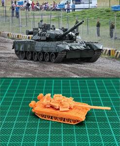 1/144 Russian T-80U Main Battle Tank (fine detail) Resin Kit