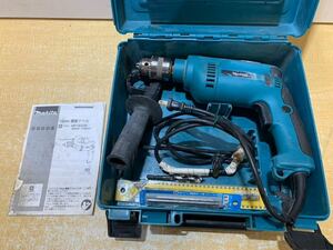 R● makita マキタ 振動ドリル HP1620FK ビット多数付属 通電確認済