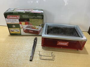 * Coleman Coleman BBQ camp grill cool stage table top grill outdoor barbecue ( red )