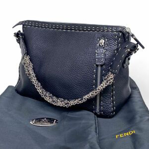 ♪ FENDI フェンディ ハンドバッグ チェーンショルダー ワンショルダーバッグ セレリア 8BR418 レディース 保管袋付き