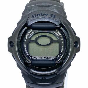 ♪ 希少 レア CASIO カシオ Reef ELライト狼オオカミ絵柄 限定モデル Baby-G BGR-210 腕時計 デジタル 純正ナイロンバンド付 ジャンク