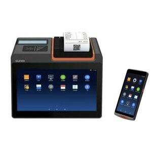 R♪ SUNMI POS System T2 MINI Android搭載レジスター 80mm対応 タッチターミナル 本体/スマートハンディターミナル M2 セット 