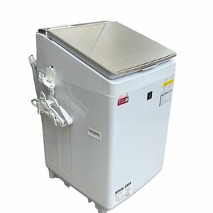 P♪ SHARP シャープ ES-PW8D-N 縦型洗濯乾燥機 洗濯8.0kg /乾燥4.5kg ヒーター乾燥 排気タイプ 上開き 付属品多数 直接引取歓迎さいたま市