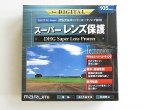 極上美品 マルミ フィルター レンズ保護薄枠 MARUMI DHG SUPER LENS PROTECT 105mm 元箱入