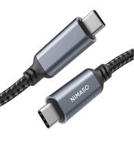 NIMASC USB TypeC ケーブル 100W/5A 急速充電 ナイロン編_画像1
