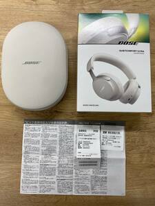 【ほぼ新品・室内で２時間のみ使用】 Bose QuietComfort Ultra Headphones WHT Bluetooth ヘッドホン ワイヤレス ノイズキャンセリンほう