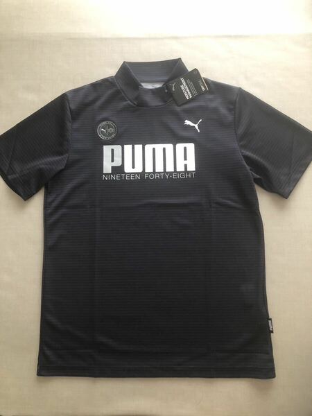 送料無料◆新品◆PUMA GOLF 半袖モックネックシャツ◆(L)◆539845-01◆プーマ ゴルフ