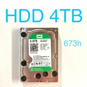 ★ 4TB WD Green 3.5インチ SATA 内蔵型HDD 中古 ★ WD40EZRX 内蔵型ハードディスク ★