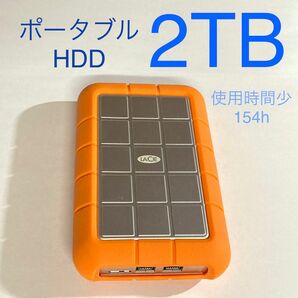 ★ 2TB LaCie Rugged designed by neil poulton ポータブルHDD 中古 ★