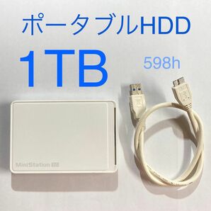 ★ 1TB ポータブルHDD BUFFALO MiniStation ポータブルハードディスク HD-PCT1TU3-WC ★
