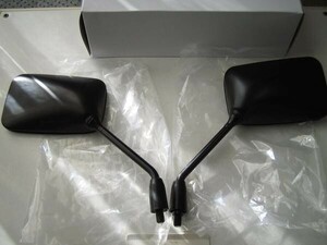 ★【車検対応】HONDA アダプター付き BLACK 純正typeミラー SET ＊CB250R ＊シャドウ ＊VT400S ＊VT750S ＊CB650R ＊CB750 ＊CB1100 他　