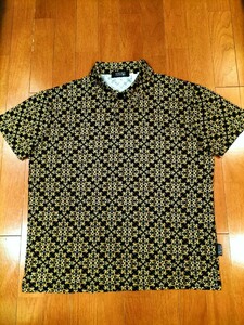  Versace polo-shirt width of a garment about 57cm dress length approximately 67cm great popularity ba lock pattern oversize design regular goods 1 jpy start 