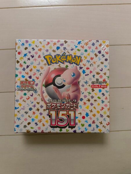 ポケモンカード 151 BOX シュリンク付 新品 未開封