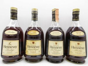 未開栓 洋酒 ヘネシー VSOP Hennessy 700ml 40% 4本セット ブランデー コニャック 送料無料