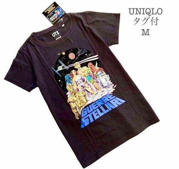 送料無料！完売品！/タグ付【UT/ユニクロ】アメリカンムービーグラフィック/スターウォーズ　Tシャツ/アメリカプリント/star wars/M