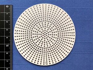  диаметр 80mm круглый универсальный основа доска * электронный construction для *gala Epo * двусторонний *s Roo отверстие *1.6mm толщина * белый цвет (U8000RW)