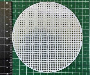  diameter 100mm round shape universal basis board -2* electron construction for *gala Epo * both sides *s Roo hole *1.6mm thickness * white color (U1000DW)