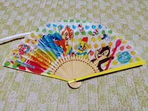 ★チップ＆デール★ディズニーランド２０１８年夏祭り折り畳み式うちわ★