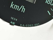 即決有 ゼファー400 純正スピードメーター 走行距離6267km KA-0362-001 カワサキ 優良販_画像9