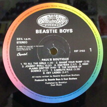 BEASTIE BOYS(ビースティ・ボーイズ)-Paul's Boutique (UK '90 再発 2xLP+インナ_画像3