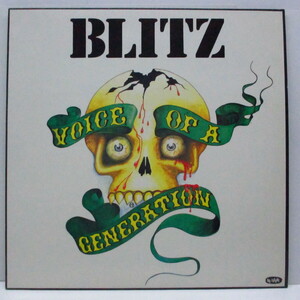 BLITZ(ブリッツ)-Voice Of A Generation (UK レイト80's 再発「白黒ラベ」LP/バーコ