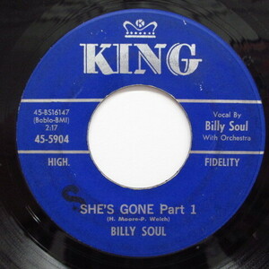 BILLY SOUL-She's Gone (Part 1 & 2) (Orig.)