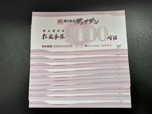 ダンダダン 株主優待 10,000円分　NATTY SWANKY 送料無料 最新