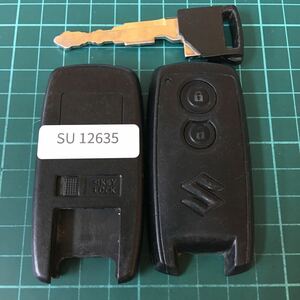 SU12635スズキ U43PB14B 2ボタン スマートキー キーレスリモコン モコ セルボ フレア ワゴンR MRワゴン等 日産マツダAZワゴン MG22S MH22S