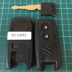 SU12641スズキ U43PB14B 2ボタン スマートキー キーレスリモコン モコ セルボ フレア ワゴンR MRワゴン等 日産マツダAZワゴン MG22S MH22S