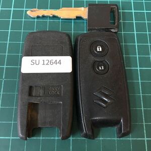 SU12644スズキ U43PB14B 2ボタン スマートキー キーレスリモコン モコ セルボ フレア ワゴンR MRワゴン等 日産マツダAZワゴン MG22S MH22S