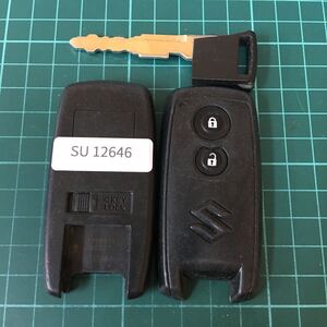 SU12646スズキ U43PB14B 2ボタン スマートキー キーレスリモコン モコ セルボ フレア ワゴンR MRワゴン等 日産マツダAZワゴン MG22S MH22S