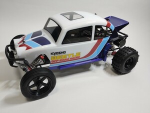 京商 ビートル 2014 復刻版 メカ付き中古品 (KYOSHO BEETLE 30614)