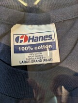 【未使用】Hanes　ヘインズネイビーTシャツ　MINI　Mｋ‐１　A型エンジン柄　LARGE/GRAND 　MADE IN U.S.A_画像4