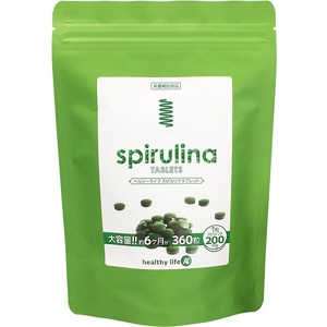 [ free shipping ]healthylife spirulina tablet 360 bead new goods unopened goods best-before date 2026.02 # super hood supplement # spirulina 