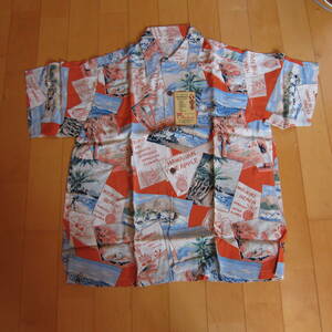 サンサーフ　スペシャルエディション　アロハシャツ　“HAWAIIAN POST CARD” SUNSURF　SPECIAL　EDITION　 ALOHA -SHIRTS　　百虎