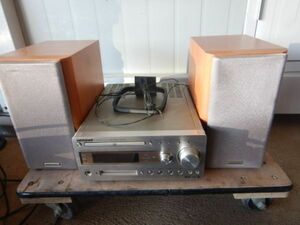 4683 KENWOOD Kenwood R-K700/LS-K701 CD/MD system player mini component speaker pair Junk 