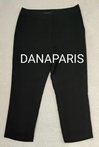 DANAPARIS 黒 アンクル丈　サブリナ　 パンツ