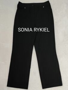 SONIA RYKIEL ストレートパンツ　黒　サイズ38 日本製